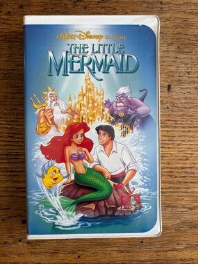 Walt Disney The Little Mermaid Classic VHS banned cover — Blue Cover